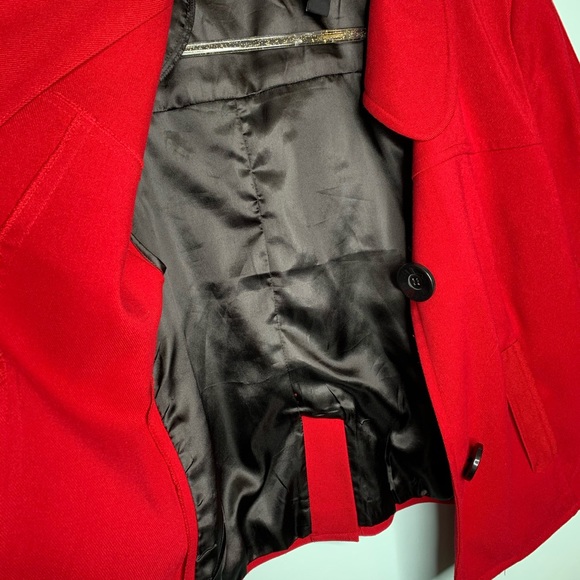 Lane Bryant Red 3/4 Sleeve Jacket - Picture 6 of 8
